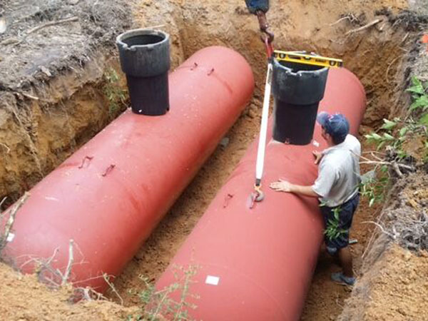 TWO 1000 gallon UG tanks